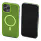 FixPremium - Ovitek Clear z MagSafe za iPhone 12 Pro Max, neon green