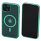FixPremium - Ovitek Clear z MagSafe za iPhone 14, mint blue