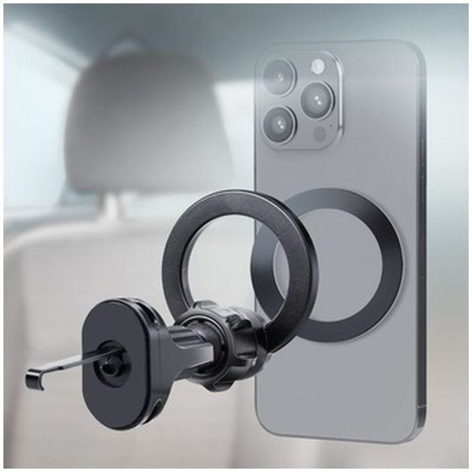 SBS - Nosilec za Avto CircleMag MagSafe, črna