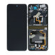 Motorola Razr 40 Ultra - LCD zaslon + steklo na dotik + okvir (Infinite Black) - 5D68C22606 Genuine Service Pack