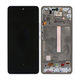 Samsung Galaxy A53 A536B - LCD zaslon + steklo na dotik + okvir (Awesome Black) OLED