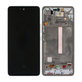 Samsung Galaxy A53 A536B - LCD zaslon + steklo na dotik + okvir (Awesome Black) OLED