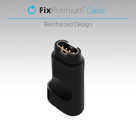 FixPremium - Redukcija Micro-USB na Garmin konektor za ure, črna