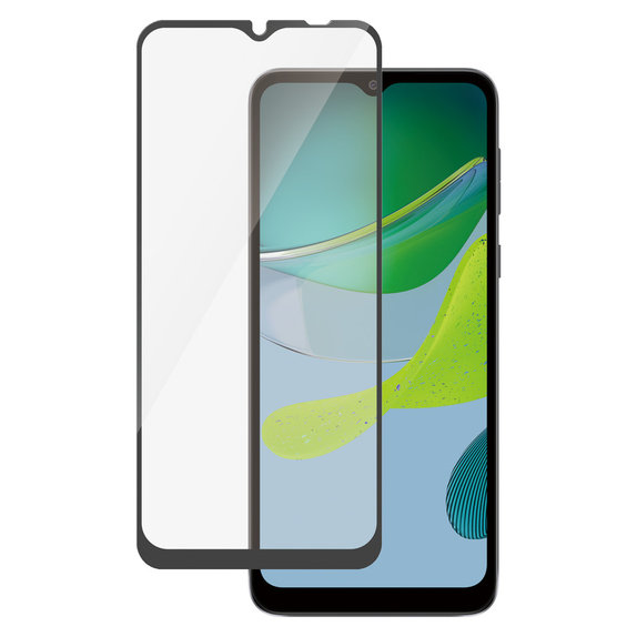 Kaljeno steklo UWF za Motorola Moto E13, Črna, PanzerGlass