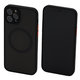 FixPremium - Ovitek Matte z MagSafe za iPhone 12 Pro, črna