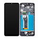 Motorola Moto E13 - LCD zaslon + steklo na dotik + okvir (Cosmic Black) TFT