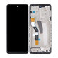 Motorola Moto G51 XT2171 - LCD zaslon + steklo na dotik + okvir (Black) TFT