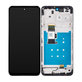 Motorola Moto G13 - LCD zaslon + steklo na dotik + okvir (Matte Charcoal) TFT