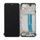 Xiaomi Redmi Note 12S - LCD zaslon + steklo na dotik + okvir (Onyx Black) TFT