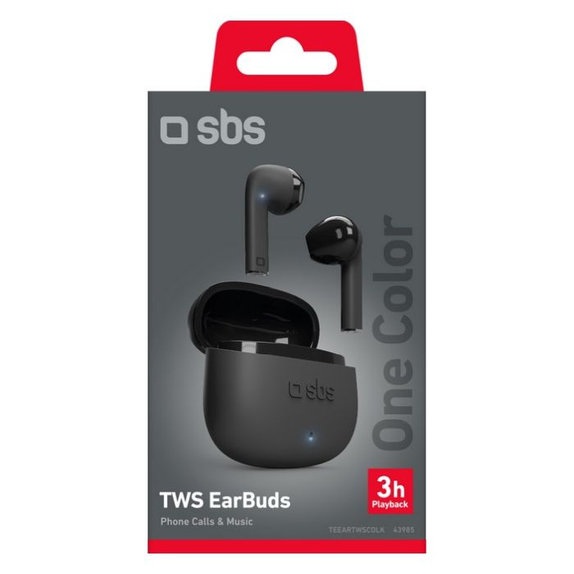 SBS - Brezžične Slušalke TWS One Color, črna