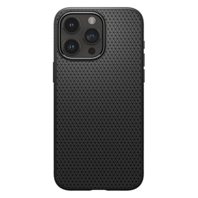 Spigen - Ovitek Liquid Air za iPhone 15 Pro Max, Matte Black