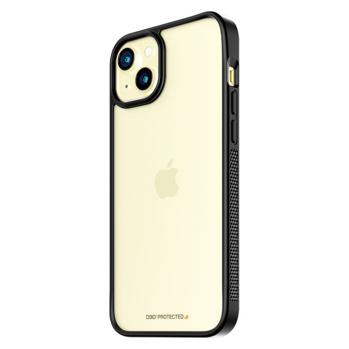 Ovitek ClearCase D3O za iPhone 15 Plus, Črna, PanzerGlass