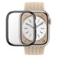 Kaljeno steklo Full Body D3O za Apple Watch 9/8/7 45 mm, Črna, PanzerGlass