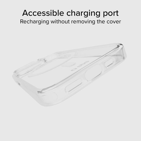 SBS - Puzdro Light Mag kompatibilné s MagSafe pre iPhone 15 Pro, transparent