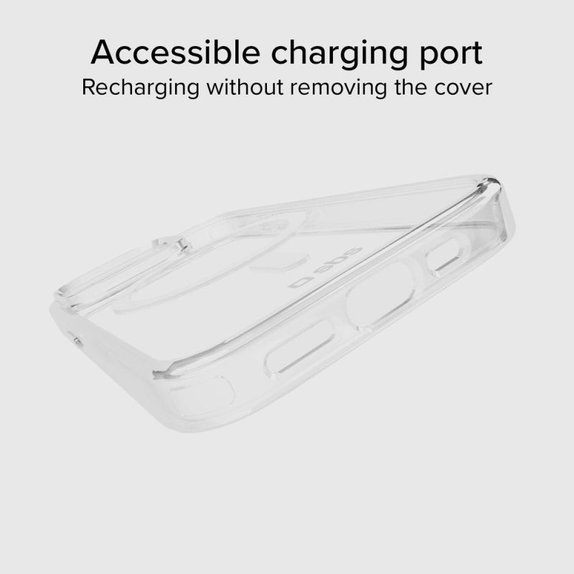 SBS - Puzdro Light Mag kompatibilné s MagSafe pre iPhone 15 Pro Max, transparent