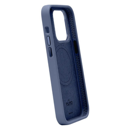PURO - Ovitek ICON MAG PRO z MagSafe za iPhone 15 Pro, temno modra