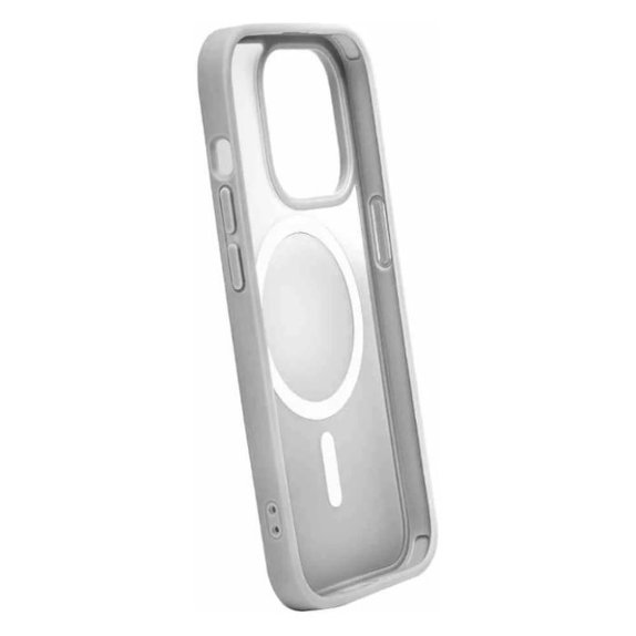 PURO - Ovitek Gradient z MagSafe za iPhone 15 Pro, srebrna