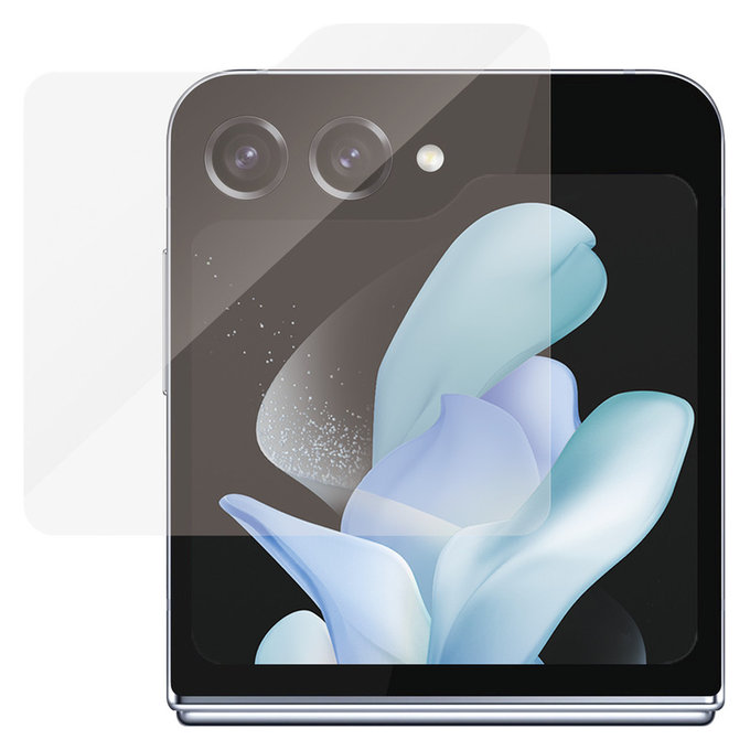 Kaljeno steklo AB za Samsung Galaxy Z Flip5 5G, Prozorna, PanzerGlass
