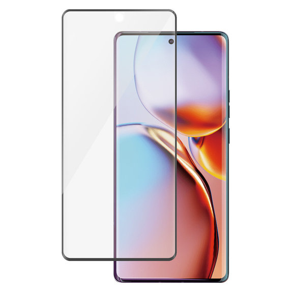 Kaljeno steklo UWF za Motorola Edge 40 Pro, Črna, PanzerGlass