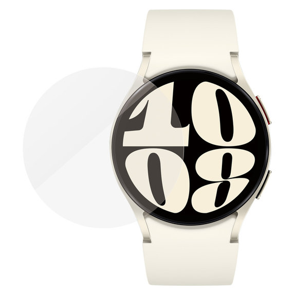 Kaljeno steklo Flat Glass AB za Samsung Galaxy Watch6 44 mm, Prozorna, PanzerGlass