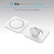 FixPremium - MagSafe Duo for iPhone in Apple Watch, bela