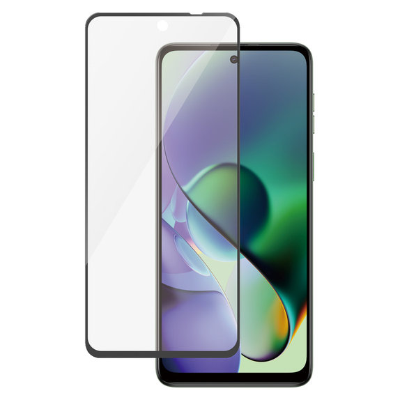 Kaljeno steklo UWF za Motorola Moto G14/G54 5G, Črna, PanzerGlass