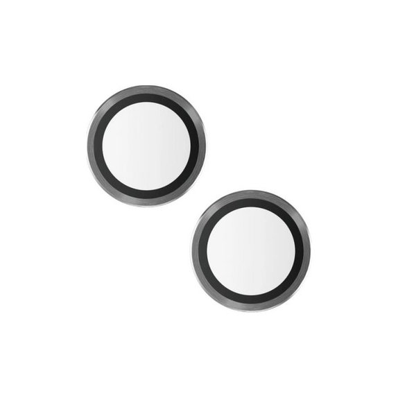PanzerGlass - Zaščitni Ovitek za Objektiv Kamere Hoops za iPhone 14 a 14 Plus, črna