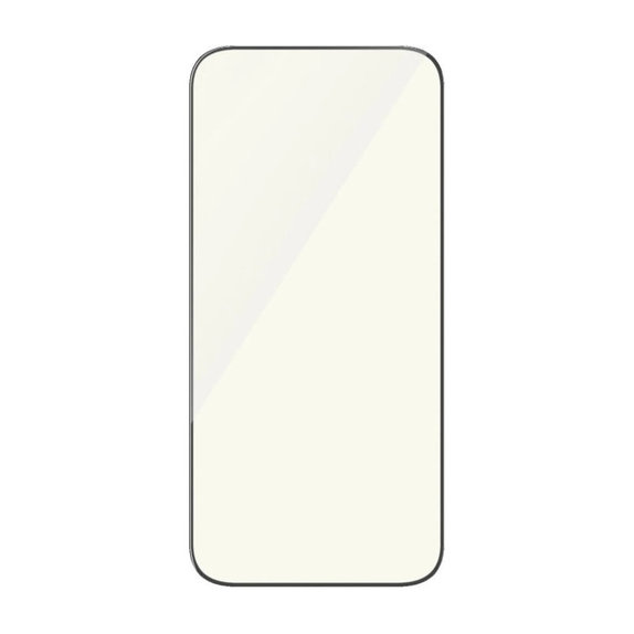 Kaljeno steklo UWF Eyecare z aplikatorjem za iPhone 15 Pro, Črna, PanzerGlass