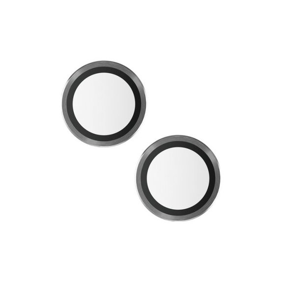 PanzerGlass - Zaščitni Ovitek za Objektiv Kamere Hoops za iPhone 13 a 13 mini, črna