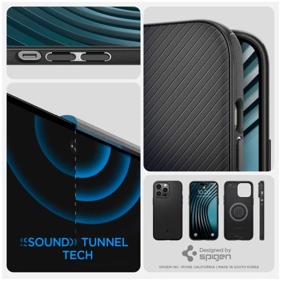 Spigen - Ovitek Mag Armor z MagSafe za iPhone 14 Pro, Matte Black