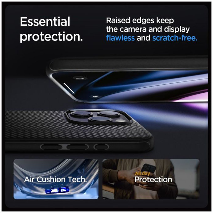 Spigen - Ovitek Mag Armor z MagSafe za iPhone 15 Pro, Matte Black