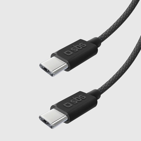 SBS - Kabel USB-C/USB-C, 60W, PD, 1.5m, črna