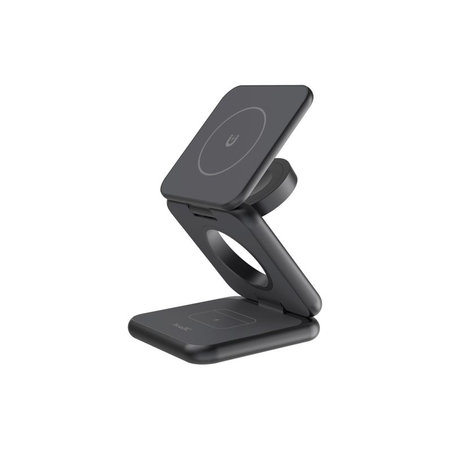 FixPremium - Zložljivo stojalo z MagSafe, črno