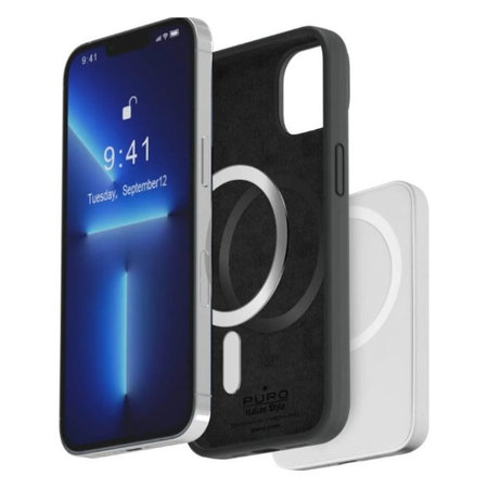 PURO - Ovitek ICON MAG z MagSafe za iPhone 14 Pro, črna