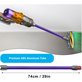 Dyson V12 - Sesalna palica (Vijoličen)
