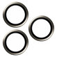 Zaščita objektiva kamere Hoops za iPhone 15 Pro/15 Pro Max, Natural Metal, PanzerGlass