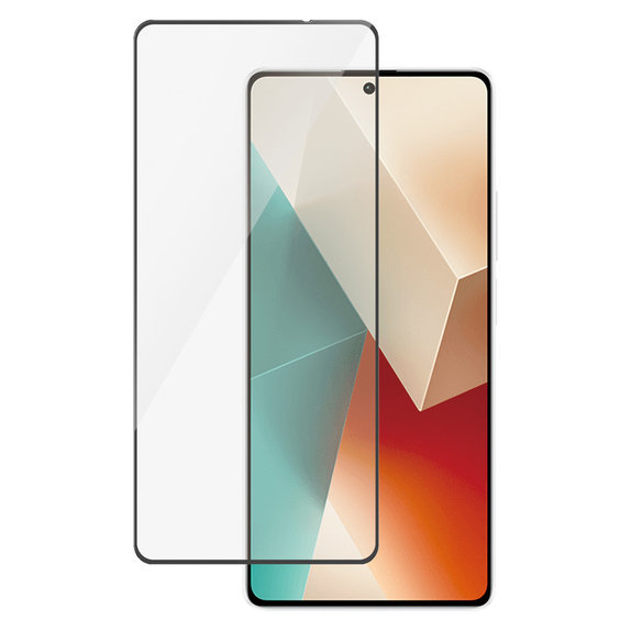 Kaljeno steklo UWF za Xiaomi Redmi Note 13, Črna, PanzerGlass