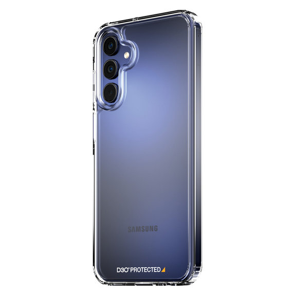 Ovitek HardCase D3O za Samsung Galaxy A15/A15 5G, Prozorna, PanzerGlass