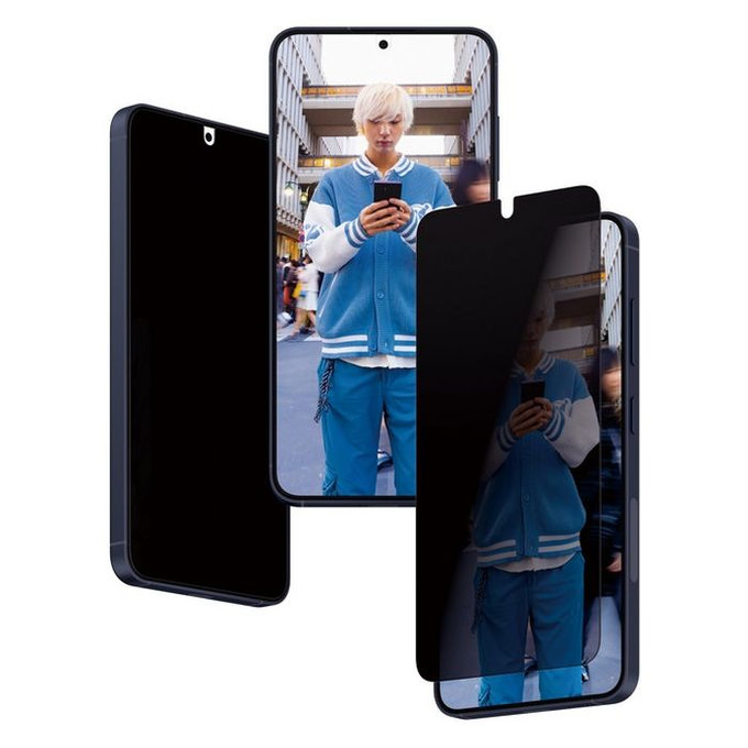 PanzerGlass - Kaljeno steklo Re:Fresh UWF Privacy z aplikatorjem za Samsung Galaxy S24, črna