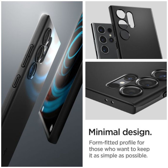Spigen - Ovitek Thin Fit za Samsung Galaxy S24 Ultra, črna