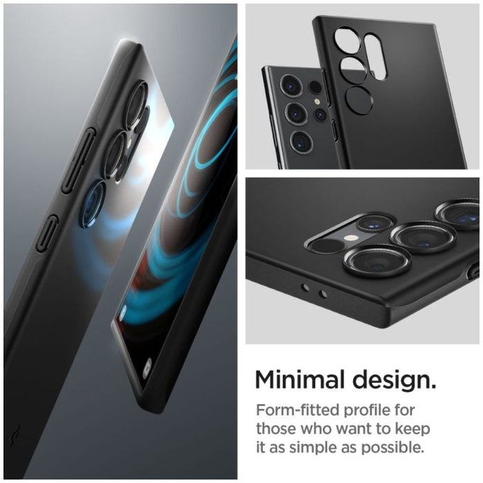 Spigen - Ovitek Thin Fit za Samsung Galaxy S24 Ultra, črna