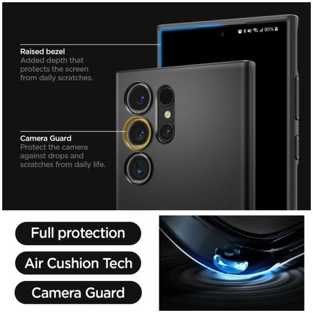 Spigen - Ovitek Thin Fit za Samsung Galaxy S24 Ultra, črna