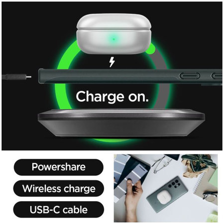 Spigen - Ovitek Thin Fit za Samsung Galaxy S24 Ultra, Abyss Green