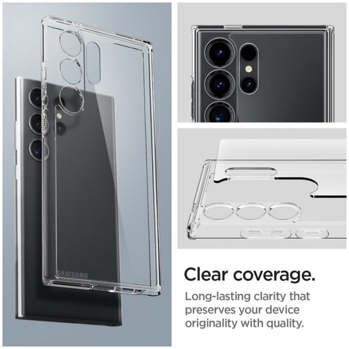 Spigen - Ovitek Ultra Hybrid za Samsung Galaxy S24 Ultra, transparent