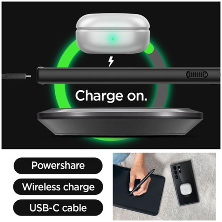 Spigen - Ovitek Ultra Hybrid za Samsung Galaxy S24 Ultra, Matte Black