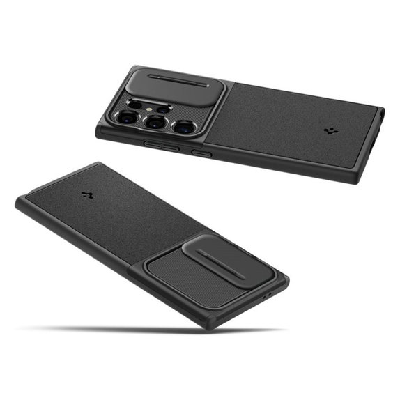 Spigen - Ovitek Optik Armor za Samsung Galaxy S24 Ultra, črna