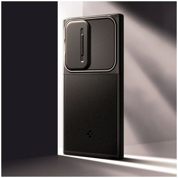 Spigen - Ovitek Optik Armor za Samsung Galaxy S24 Ultra, črna