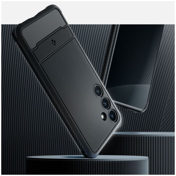 Spigen - Ovitek Rugged Armor za Samsung Galaxy S24+, Matte Black