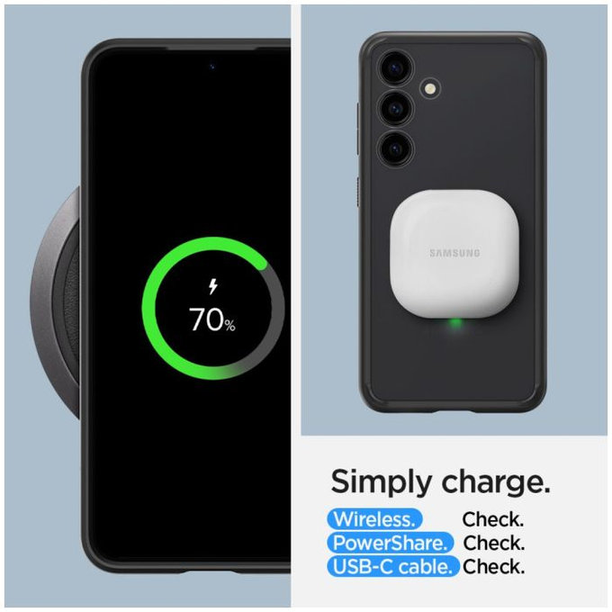 Spigen - Ovitek Ultra Hybrid za Samsung Galaxy S24+, Frost Black