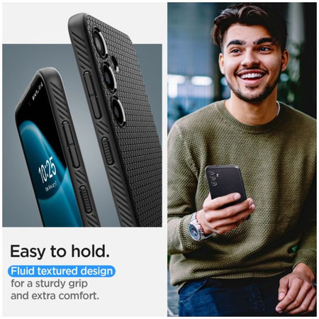 Spigen - Ovitek Liquid Air za Samsung Galaxy S24, Matte Black